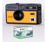 KODAK DA00258 - Pack Appareil Photo KODAK i60 et 1 pellicule 400 ISO de 36 poses, Objectif Optique 31 mm, Convient aux films ISO 200/400/800, Pour les films couleur de 35 mm - Jaune