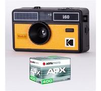 KODAK DA00258 - Pack Appareil Photo KODAK i60 et 1 pellicule 400 ISO de 36 poses, Objectif Optique 31 mm, Convient aux films ISO 200/400/800, Pour les films couleur de 35 mm - Jaune
