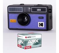 KODAK DA00259 - Pack Appareil Photo KODAK i60 et 1 pellicule 100 ISO de 36 poses, Objectif Optique 31 mm, Convient aux films ISO 200/400/800, Pour les films couleur de 35 mm - Bleu