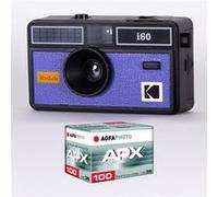 KODAK DA00259 - Pack Appareil Photo KODAK i60 et 1 pellicule 100 ISO de 36 poses, Objectif Optique 31 mm, Convient aux films ISO 200/400/800, Pour les films couleur de 35 mm - Bleu Bleu G