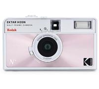 KODAK Ektar H35N - Appareil Photo Argentique 35mm, Demi-Format, Objectif 22 mm F/8, Flash Intégré, Filtre Étoilé, Pose Longue avec Trépied, Compatible ISO 100/400 - Rose