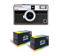 Pack KODAK EKTAR H35N Noir - Appareil Argentique Demi-Format + 2 Pellicules Couleur