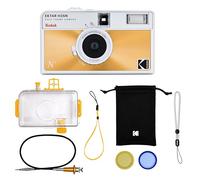 KODAK EKTAR H35N Kit Premium Appareil Photo Demi-Cadre, 35 mm, réutilisable, sans Mise au Point, Fonction Ampoule, Filtre étoile intégré, Objectif amélioré (Film et Pile AAA Non Inclus) (orange glacé)