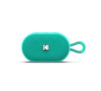 KODAK Enceinte Portable sans Fil PWS-2284 - Étanche IPX7, Bluetooth, 6W RMS, TWS Stéréo, Batterie 1500mAh, Autonomie 10-12h, Fonction Mains Libres, Sangle Silicone, Câble Type-C Inclus - Vert