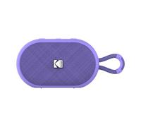 Kodak Enceinte Portable Sans Fil PWS-2284 - Étanche IPX7, Bluetooth, 6W RMS, TWS Stéréo, Batterie 1500mAh, Autonomie 10-12h, Fonction Mains Libres, Sangle Silicone, Câble Type-C Inclus - Violet
