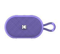 Kodak Enceinte Portable Sans Fil PWS-2284 - Étanche IPX7, Bluetooth, 6W RMS, TWS Stéréo, Batterie 1500mAh, Autonomie 10-12h, Fonction Mains Libres, Sangle Silicone, Câble Type-C Inclus - Violet
