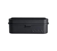 Kodak Étui pour 5 rouleaux de film 35 mm – Boîtier acier rétro compact – Noir