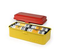 KODAK Film Case (120/135) - Boîtier Compact en Acier pour 8 Rouleaux de Film 120 ou 10 Rouleaux de Film 135, Capot Amovible, Finition Mate, Design Moderne, Protection Poussière et Humidité - Rouge