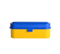 KODAK Film Case (135) - Boîtier Compact en Acier pour 5 Rouleaux de Film 135 mm, Capot Amovible, Design Années 70, Protection Poussière et Humidité - Bleu