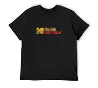 Kodak Film T-Shirt Printed Tee Graphic Top for Men Shirt Men T-Shirt Black L