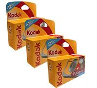 Kodak Fun Saver Lot de 3 appareils Photo jetables pour Mariage, fête (27 + 12 Prises chacune, ISo 800)