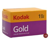 KODAK Gold 135 200 Asa 24 Poses - Lot de 5