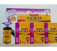 Kodak Gold 200 Lot de 4 films 35 mm
