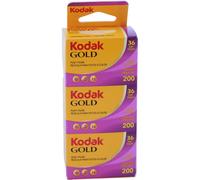 Kodak Gold 36 Expositions Lot de 3 Films négatifs à Vitesse Moyenne Jaune