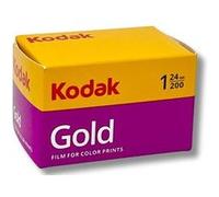KODAK Pack 1 x Pellicule Kodak GOLD 200 ISO - Format 135 - 35 mm - 24 poses - Multicolore