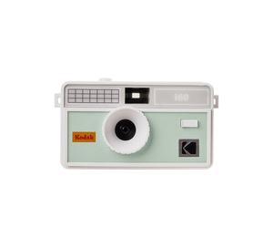 KODAK i60 - Appareil Photo Argentique Réutilisable 35 mm, Objectif 31 mm f/10, Flash Pop-Up Manuel, Compatible ISO 200/400/800, Design Rétro Léger, Viseur Optique - Vert Clair
