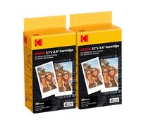 KODAK 4PASS 5.3x8.6cm Cartouche de Film (60 Feuilles) pour KODAK Mini 2 Retro and Mini Shot 2 Retro, Jaune