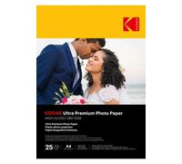 Kodak Papier photo Ultra Premium A4 25 feuilles 280 g/m² très brillante compatible jet d'encre
