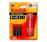 KODAK - Lampe 9 LED - Rouge - 3 Piles AAA/LR03 incluses