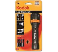 Kodak Lampe de poche Focus 157 - LED portée variable, 1000 mW, 3 piles AAA incluses - Noir