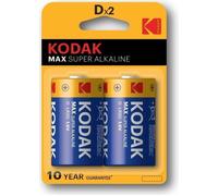 2 Batterie D, Mono, 4920, Torcia, LR20, MN1300, 1,5v Alkalina Kodak