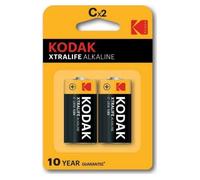 KODAK Lot de 2 Piles alcaline XTRALIFE LR14/C - 1,5V