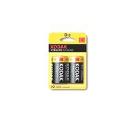 KODAK Lot de 2 Piles alcaline XTRALIFE LR20/D - 1,5V