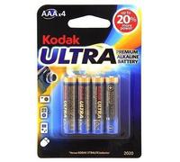 KODAK Lot de 4 Piles alcaline ULTRA LR03/AAA - 1,5 V