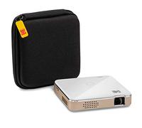 KODAK Luma 150 Projecteur de poche portable avec haut-parleur intégré pour la maison et le bureau produit des images jusqu'à 150 cm pour le divertissement partout avec étui de voyage EVA