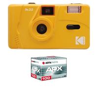 M35 - Appareil Photo Rechargeable 35mm, Objectif Grand Angle Fixe, Viseur optique , Flash Integre, Pile AAA