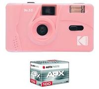 KODAK M35 - Appareil Photo Rechargeable 35mm, Objectif Grand Angle Fixe, Viseur optique , Flash Integre, Pile AAA Candy Pink G