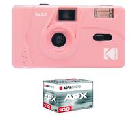 KODAK M35 - Appareil Photo Rechargeable 35mm, Objectif Grand Angle Fixe, Viseur optique , Flash Intégré, Pile AAA - Rose