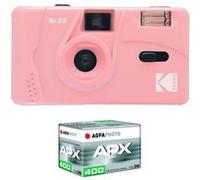 Kodak Appareil photo M35 Argentique Pack – Pellicule APX 100 36 poses – Candy Pink