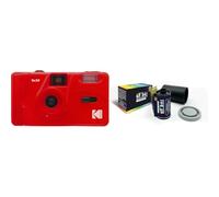 KODAK M35 DA00239 - Appareil Photo Rechargeable 35mm, Objectif Grand Angle Fixe, Viseur Optique, Flash Intégré, Pile AAA - Rouge + GT Photo Pellicule Photo Couleur Retro 35mm - 24 Photos