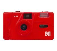 KODAK M35 DA00239 - Appareil Photo Rechargeable 35mm, Objectif Grand Angle Fixe, Viseur Optique, Flash Intégré, Pile AAA - Rouge