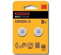 Kodak MAX KCR1220 - Batterie 2 x CR1220 - Li - 40 mAh