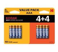 Kodak MAX SUPER - Batterie 8 x AAA - Alcaline G
