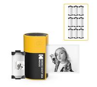 Kodak Memo Shot Era Cadeau Noel - Appareil Photo numérique instantané & Imprimante Photo, Jaune (Appareil Photo avec 1 Rouleau de Rouleau de Papier Photo One-Touch + 9 Rouleaux de Papier Photo Set)