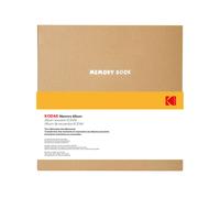 KODAK Memory Book - Album Photo Adhésif, 20 Pages Plastifiées Anti-Décoloration, Couverture Flanelle, Format 23,5x27cm, photos 3R/4R/5R - Marron