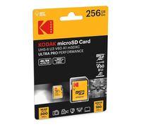 KODAK MICRO SD 256GB UHS-II U3 V60 CARTE MÉMOIRE ULTRA PRO PERFORMANCE