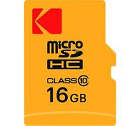KODAK Carte mémoire Micro SDHC 16 Go avec adaptateur - Stockage haute vitesse et fiable, compatible avec smartphones, caméras, tablettes et autres appareils - Transfert rapide et protection optimale d
