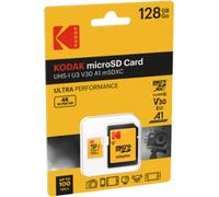 KODAK MicroSDXC Micro SDXC MicroSD 128 Go UHS-I U3 V30 A1 + ADAPTATEUR