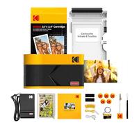 KODAK Mini 2 Era 4PASS Imprimante Photo Portable (5,3x8,6cm) (Jaune, Lot Accessoire avec 38 Feuilles)