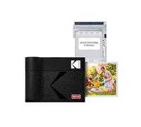 Kodak Mini 3 Era 4PASS Imprimante Photo Portable (7,6x7,6cm) (Noir, Imprimante Photo Portable + 8 Feuilles)
