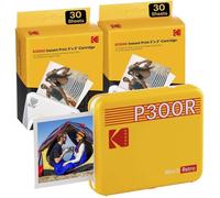 Kodak Mini 3 Retro Yellow, Imprimante Photo Portable, Impression Rapide, Photos HD, 54 x 86 mmn Bluetooth, Compatible iOS et Android