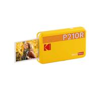 KODAK Mini Retro 2 P210 - Mini Imprimante Bluetooth - Photo format CB 5,3x8,6 cm - 8 incluses - Sublimation Thermique 4Pass - Jaune