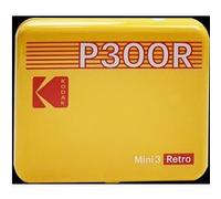 KODAK Mini Retro 2 P300 - Mini Imprimante Connectee (Photo format Carre 7,6 x 7,6 cm - 3 x 3'', Bluetooth, Batterie Lithium, Sublimation Thermique 4Pass, 8 photos incluses) Jaune Jaune G