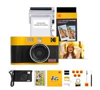 KODAK Mini Shot 2 Era 4PASS 2-in-1 Appareil Photo Instantané et Imprimante Photo Portable (5,3x8,6cm) Lot Accessoire avec 38 Feuilles, Jaune