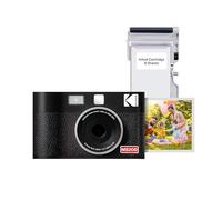 KODAK Mini Shot 2 Era Cadeau Noel 4PASS 2-in-1 Appareil Photo Instantané et Imprimante Photo Portable (5,3x8,6cm) (Appareil Photo Instantané + 8 Feuilles, Noir)
