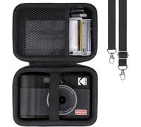 Kodak Mini Shot 2 Era/Mini Shot 2 Retro Instant Camera & Photo Printer/Mini 2 Era Printer Photo Hard Case with Shoulder Strap by ,Case Only,Black